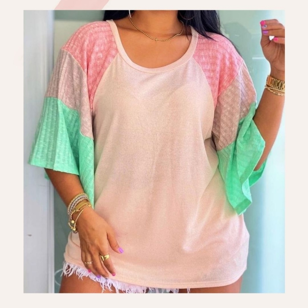 Color Block Blouse